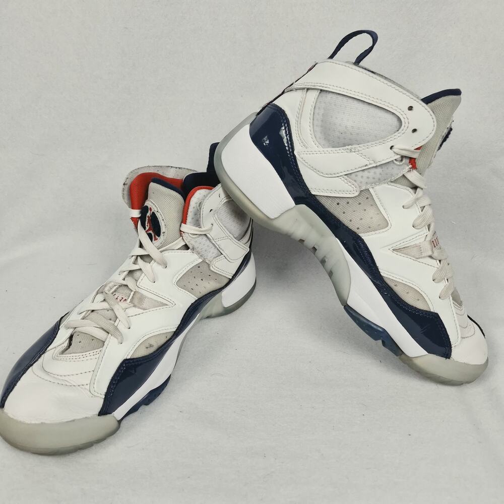 Nike Air Jordan Jumpman Two Trey USA Olympic White Blue Mens 9.5 Womens 11